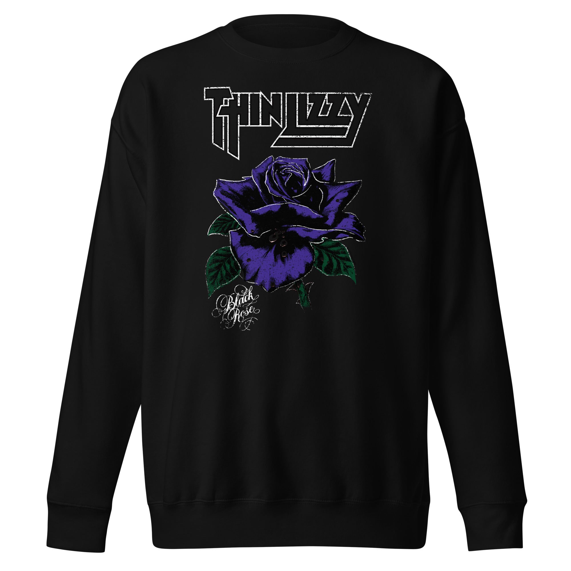 MerchMoment Thin Lizzy - White Outline Sweatshirt Black