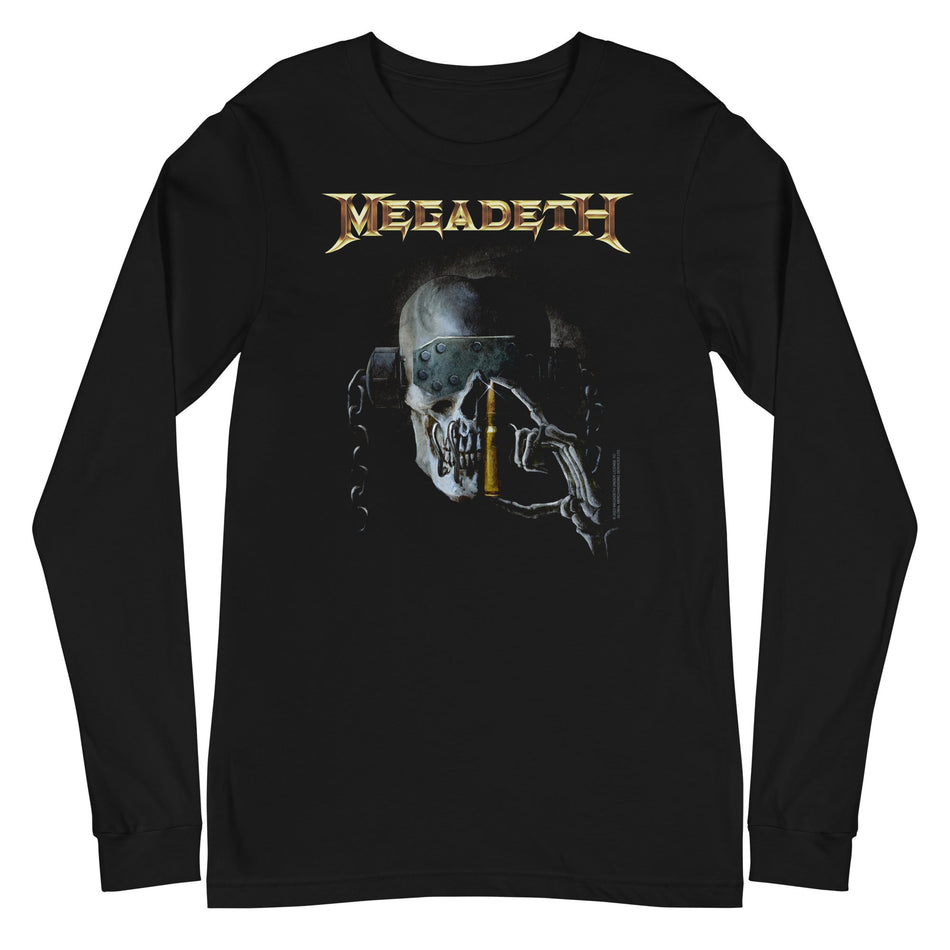 MerchMoment v - One Bullett Left Long Sleeve T-Shirt Black