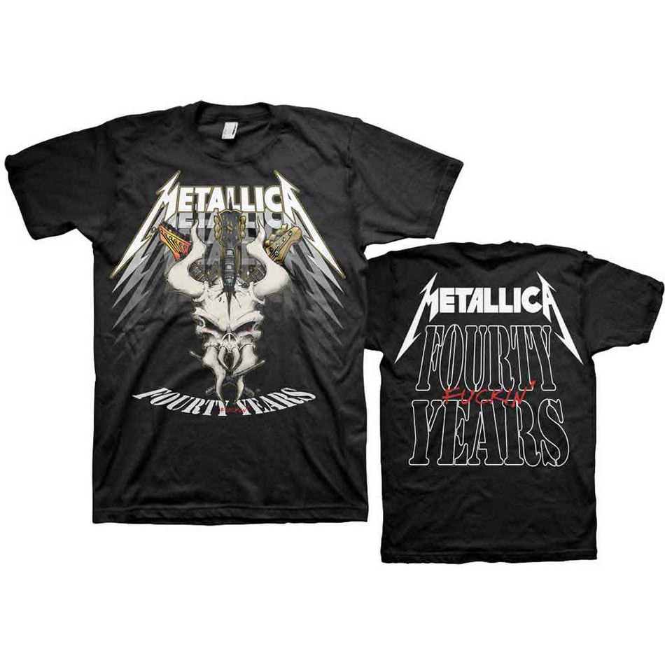 Metallica 40th Anniversary Forty Years Black