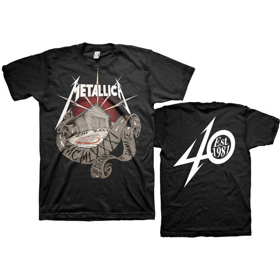 Metallica 40th Anniversary Garage Black