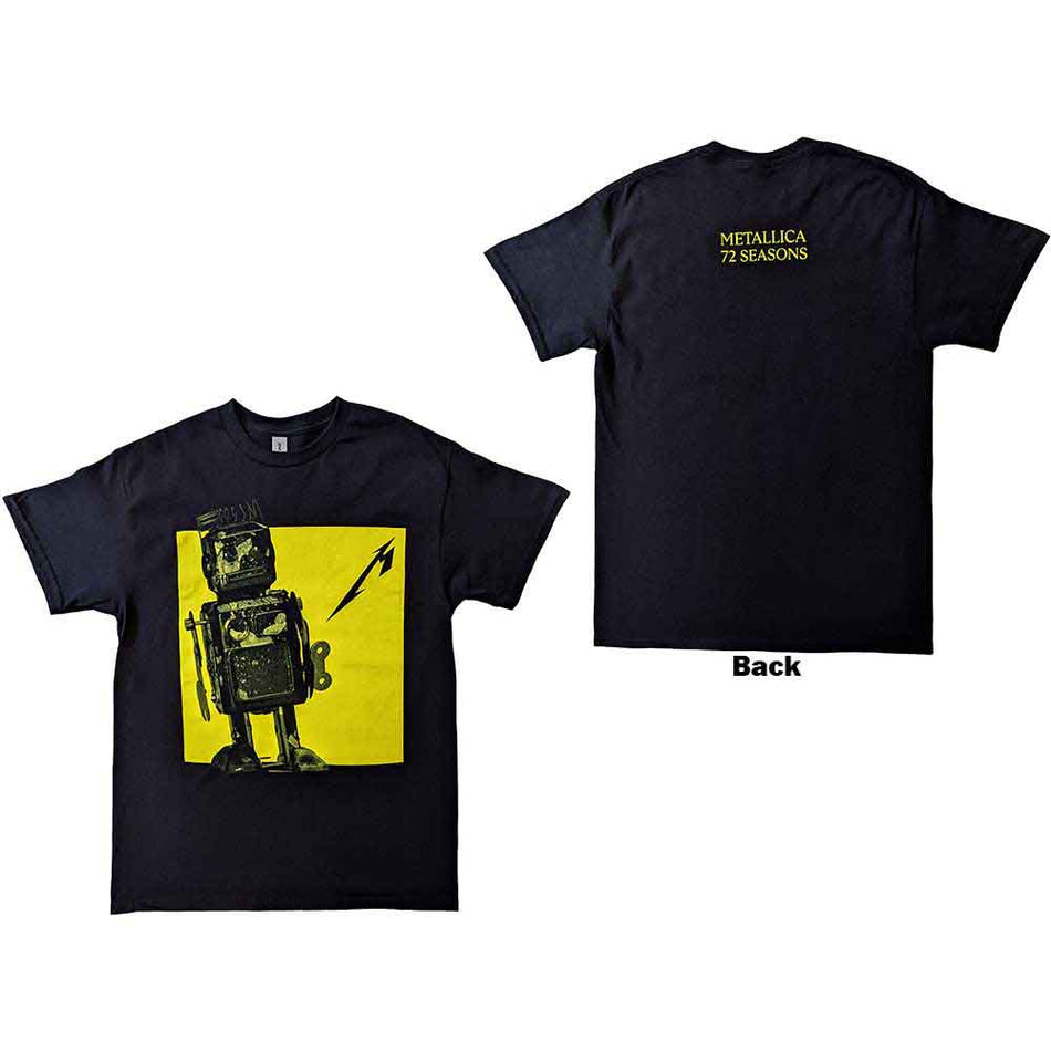 Metallica 72 Seasons Burnt Robot Black