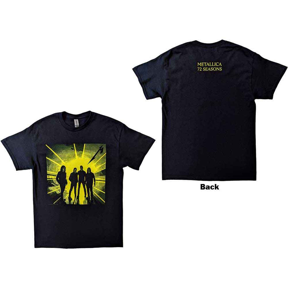 Metallica 72 Seasons Burnt Strobe Black