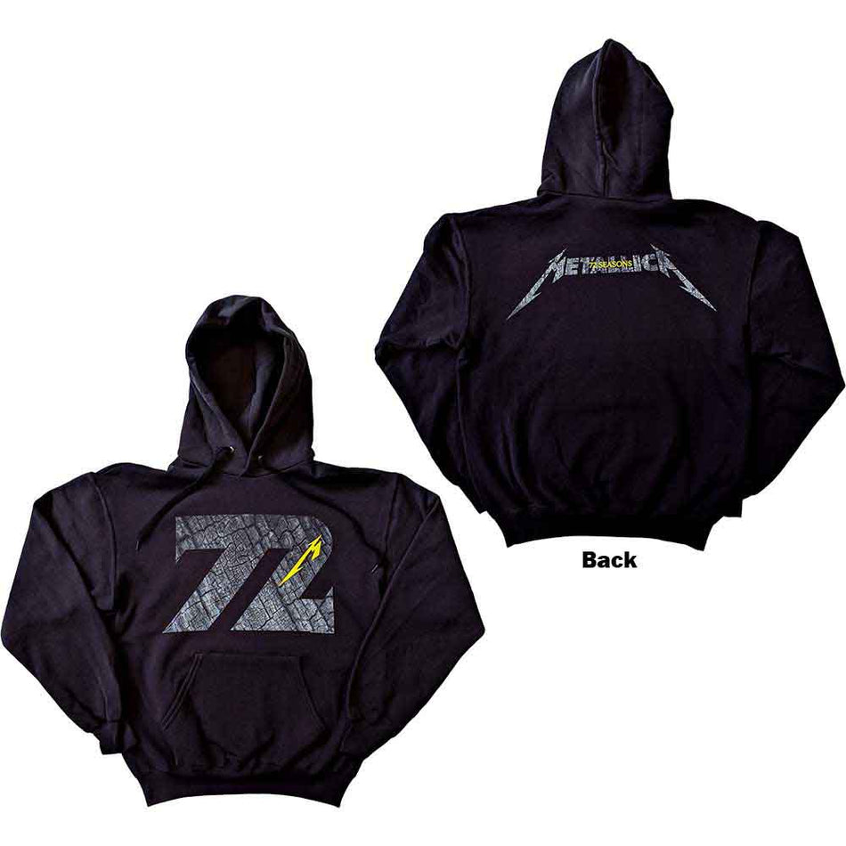 Metallica 72 Seasons Charred Logo Black