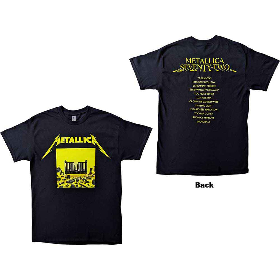Metallica 72 Seasons Squared Cover Black