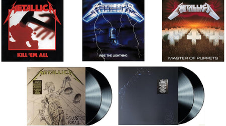 Metallica Metallica Classic 5 Album Record Collection: Kill Em All / Ride The Lightning / Master Of Puppets / And Justice For All / Metallica: The Black Album - Digitally Remastered Set