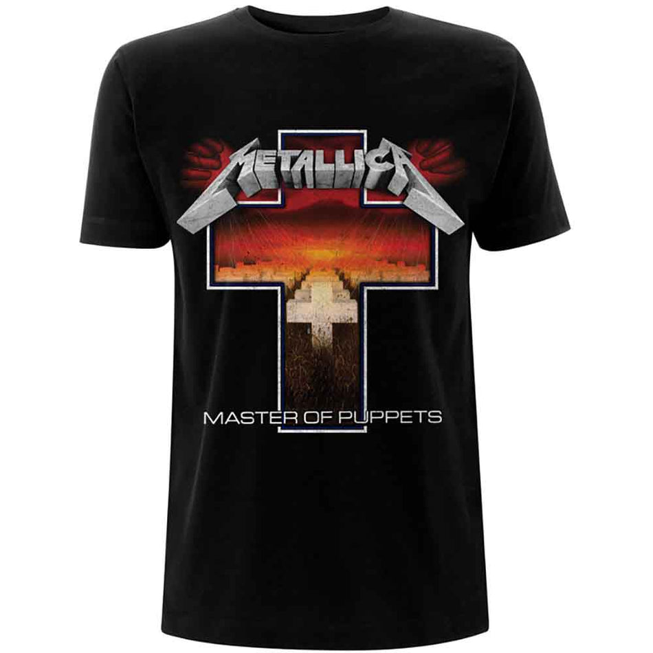 Metallica Master of Puppets Cross Black