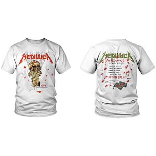 Metallica One Landmine White