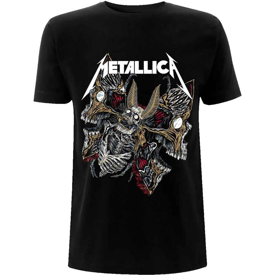 Metallica Skull Moth Black