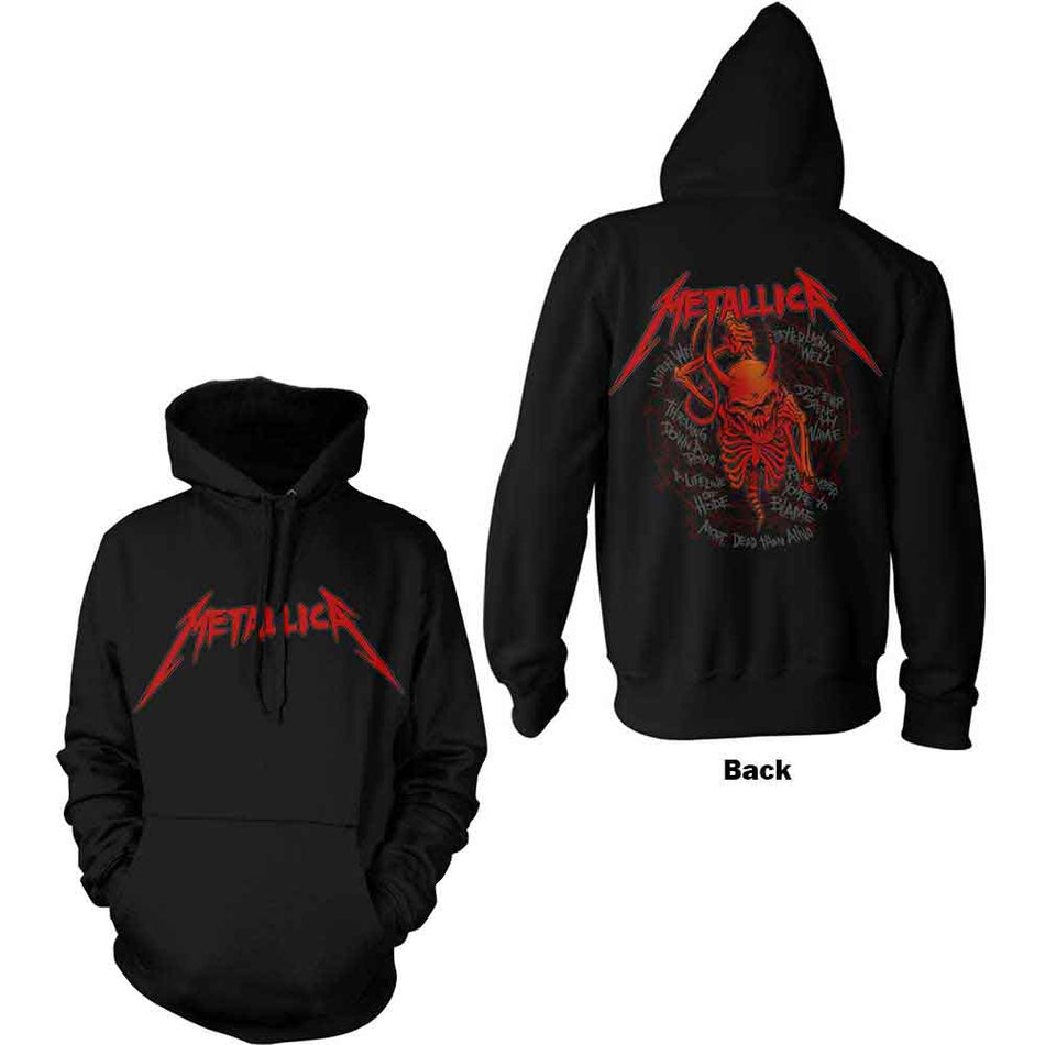 Metallica Skull Screaming Red Black