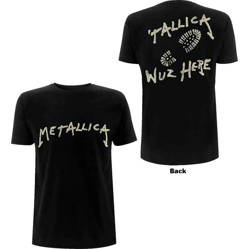 Metallica Wuz Here Black