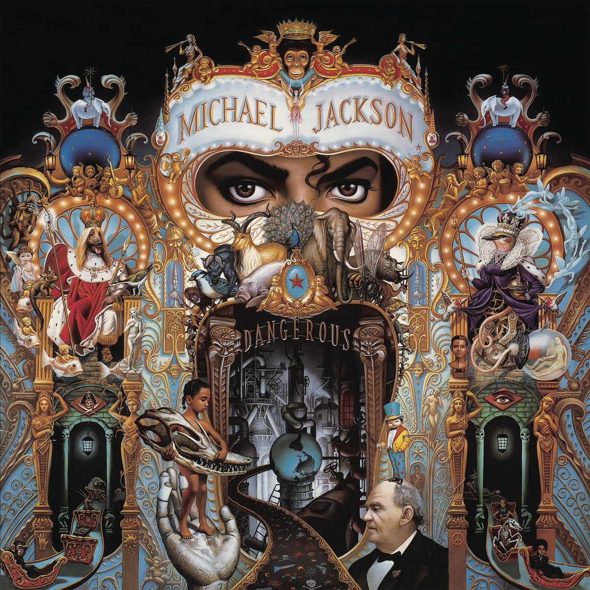 Michael Jackson 4 Album Collection: Off the Wall / Thriller / Bad /Dangerous - Limited Pressing Vinyl Record Album Set