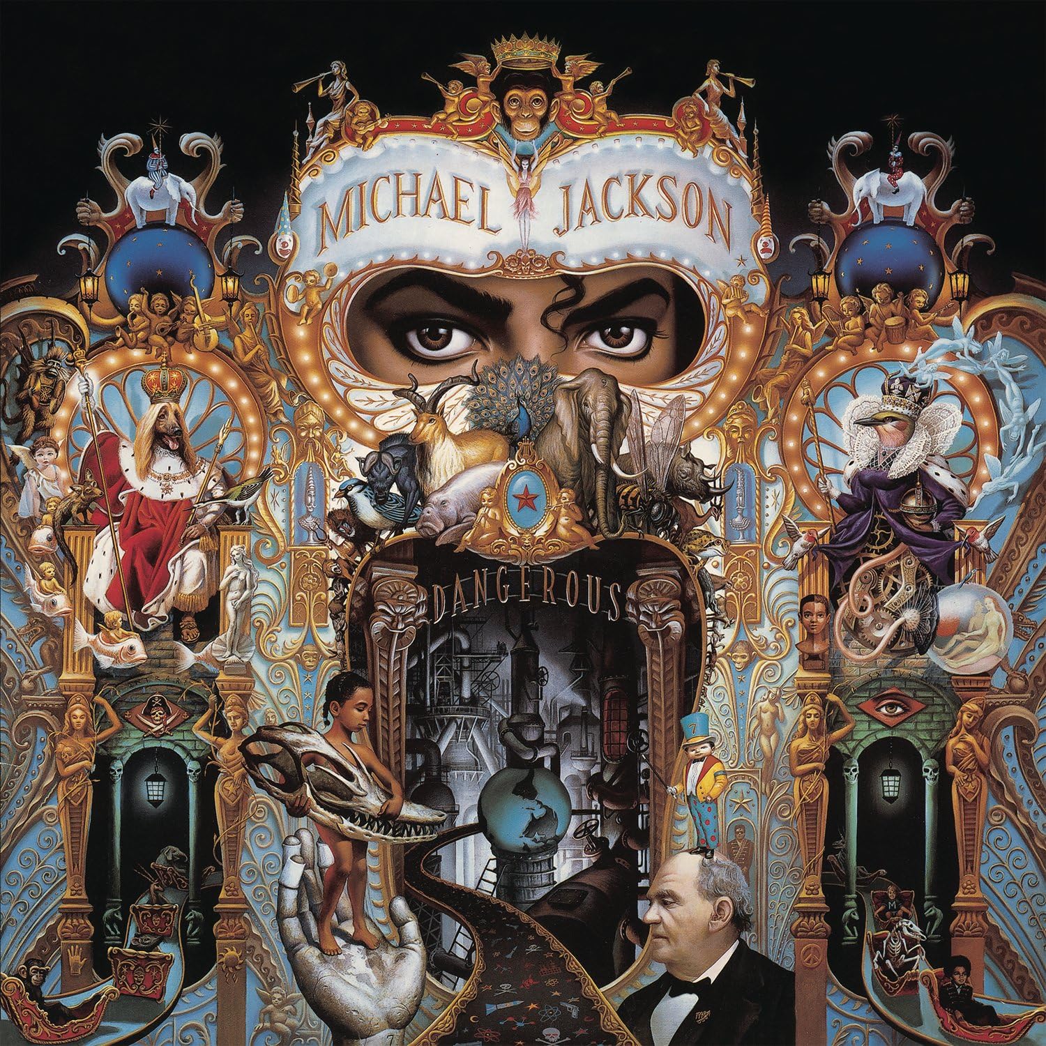 Michael Jackson 4 Album Collection: Off the Wall / Thriller / Bad /Dangerous - Limited Pressing Vinyl Record Album Set