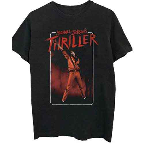 Michael Jackson Thriller White Red Suit Black