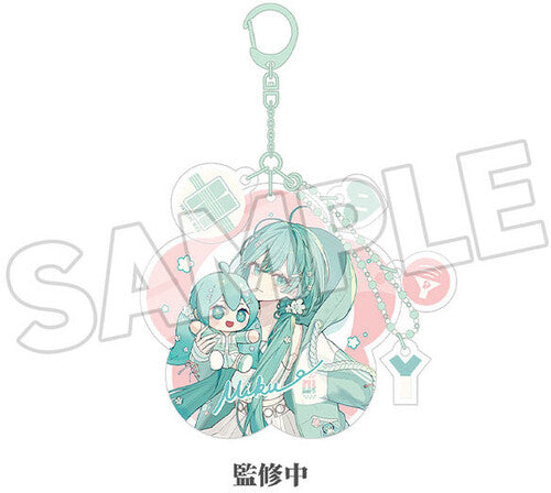 Miku Hug Series Acrylic Keychain Flower Ver. Hatsune Miku - Hug Series - Acrylic Flower Version Keychain - Keychain