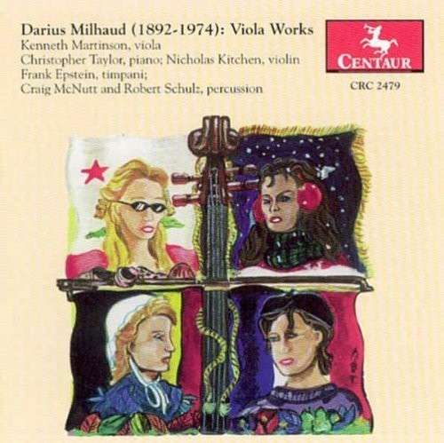Milhaud / Martinson Sonata 1 for Viola and Pia - CD Album
