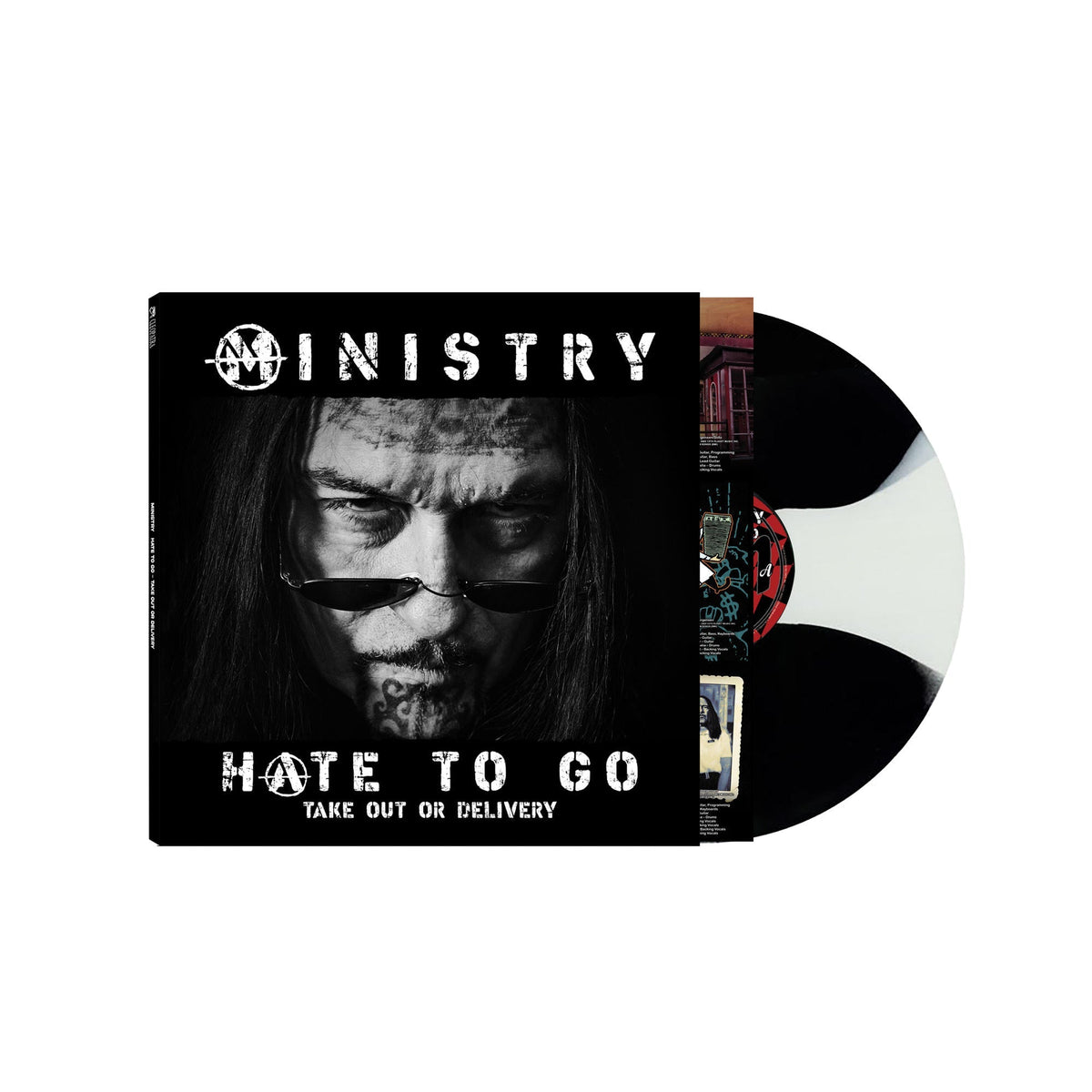 MINISTRY Hate To Go - Take Out Or Delivery (Indie Exclusive) [Black/White Butterfly Burst]
