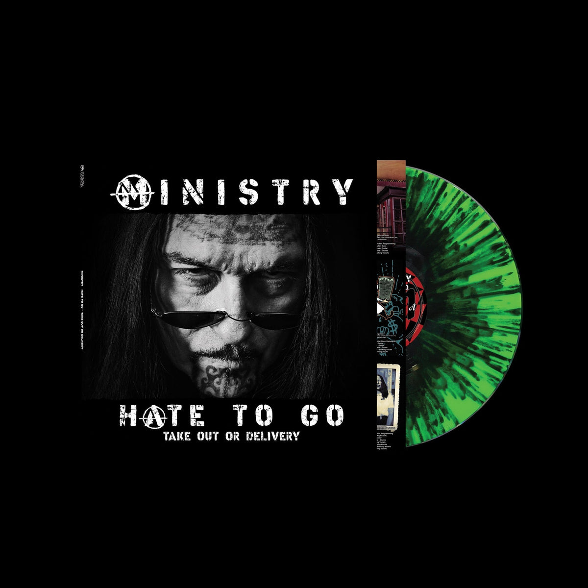 MINISTRY Hate To Go - Take Out Or Delivery (Limited Edition) [Black/Green Splatter Vinyl]