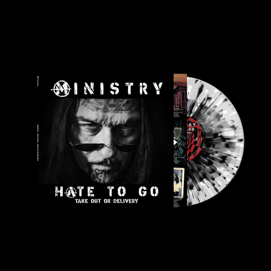 MINISTRY Hate To Go - Take Out Or Delivery (Limited Edition) [Black/Silver Splatter Vinyl]