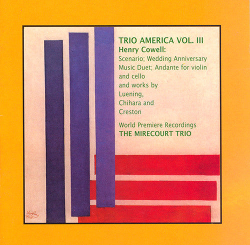 Mirecourt Trio Trio America-Vol. 3 - CD Album