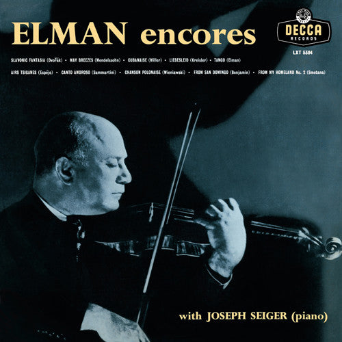 Mischa Elman Encores - Record Album - Vinyl LP