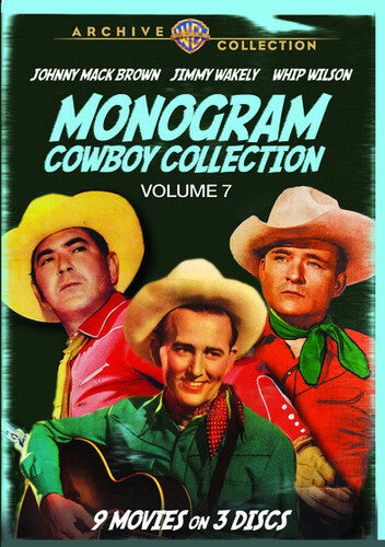 Monogram Cowboy Collection: Volume 7 - 3-Disc DVD Set
