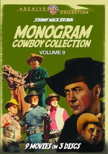 Monogram Cowboy Collection: Volume 9 - 3-Disc DVD Set