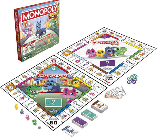 Monopoly Junior Square 2 in 1 Monopoly: Junior - 2 In 1 Board Game - CD Album