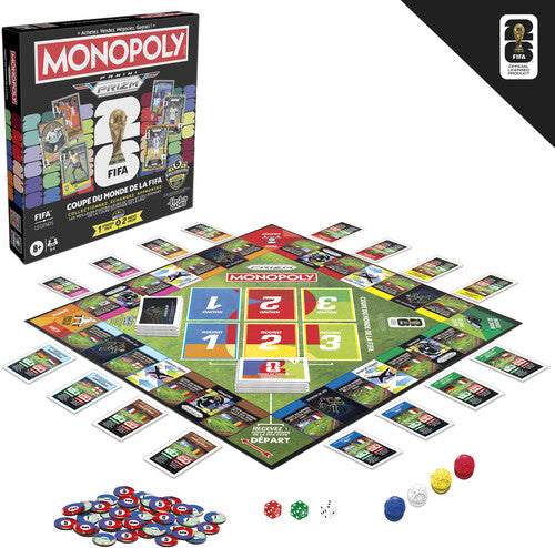 Monopoly Panini Prizm - FIFA World Cup Game Monopoly: Panini Prizm: FIFA World Cup - Board Game with Trading Cards - Board Game