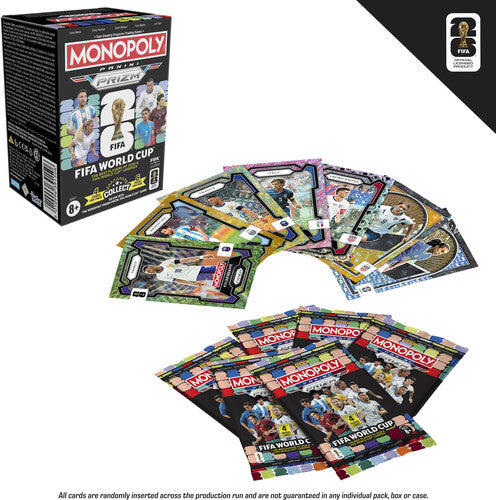 Monopoly Panini Prizm - FIFA World Cup Game Tradin Monopoly: Panini Prizm: FIFA World Cup - Trading Cards Booster Box - CD Album