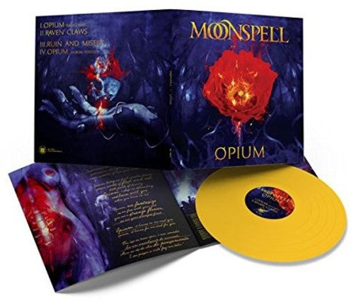 Moonspell Opium (Mustard Yellow Vinyl) - Record Album - Vinyl LP