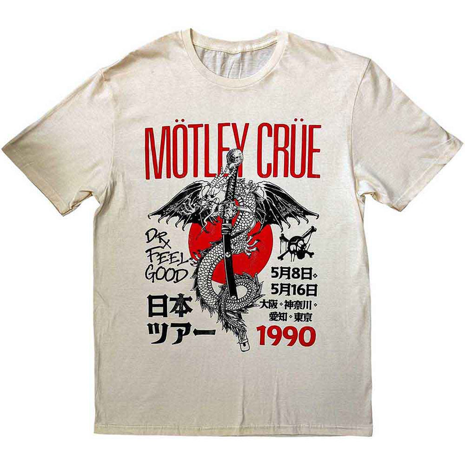 Motley Crue Dr. Feelgood Japanese Tour '90 Neutral