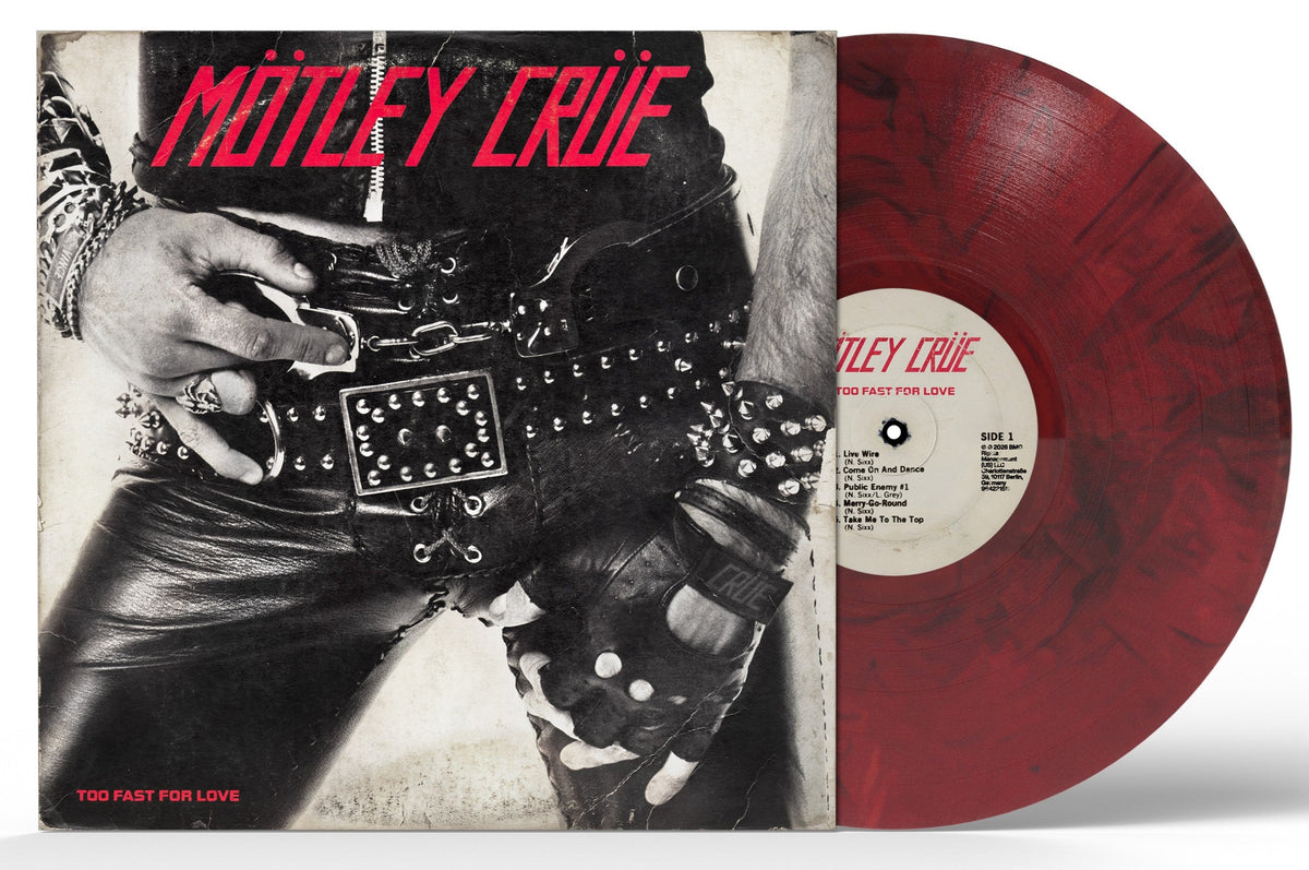 Motley Crue Too Fast For Love (Indie Exclusive, Black & Red Smoke Colored Vinyl, 45th Anniversary Edition)