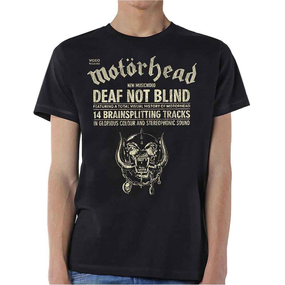 Motörhead Deaf Not Blind Black