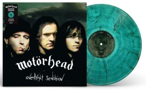 Motörhead Overnight Sensation (Green Smoke Splatter Vinyl) - Record Album - Vinyl LP