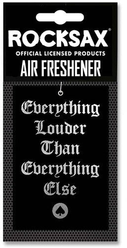 Motörhead Rocksax - Motorhead - Everything Loud - Air Freshener (Vanilla)