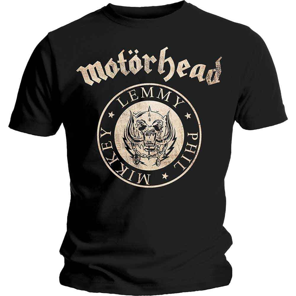 Motörhead Undercover Seal Newsprint Black