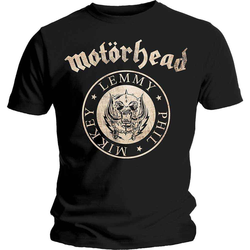 Motörhead Undercover Seal Newsprint Black