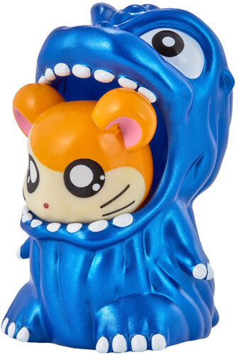 Movie Monster Series Godziham-Kun - Metallic Blue Bandai - Godzilla x Hamtaro - Movie Monster Series - GODZIHAM-KUN Metallic Blue Figure