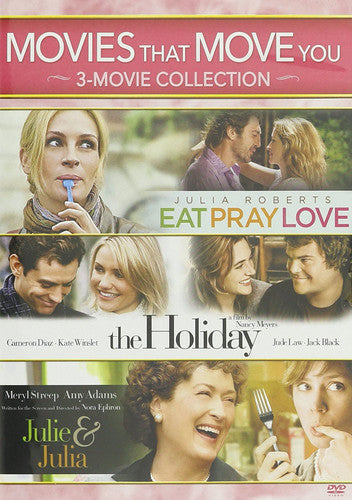 Movies That Move You: Julie & Julia / The Holiday / Eat Pray Love - DVD