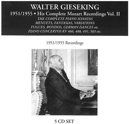 Mozart Complete Recordings of Wal - 5-Disc CD Album