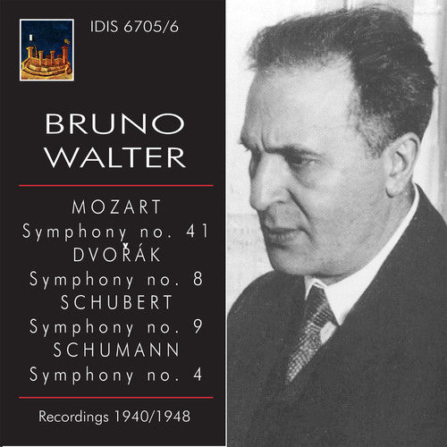 Mozart / Walter / New York Philharmonic Orchestra Bruno Walter Conducts Mozart Dvorak Schubert - 2-Disc CD Album