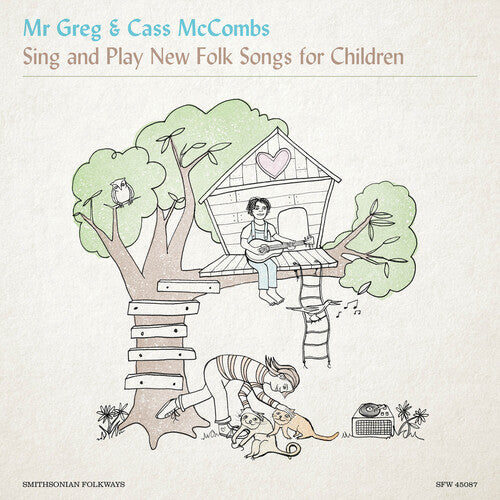 Mr. Greg & Cass McCombs Mr. Greg & Cass McCombs Sing & Play New Folk Songs for Children - Record Album - Vinyl LP