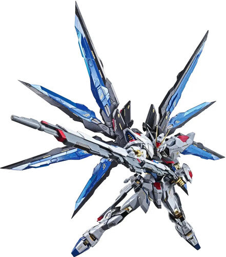 Ms Gundam Strike Freedom Gundam Metal Build Fig Tamashii Nations - Mobile Suit Gundam SEED Destiny - Metal Build - Strike Freedom Gundam Action Figure