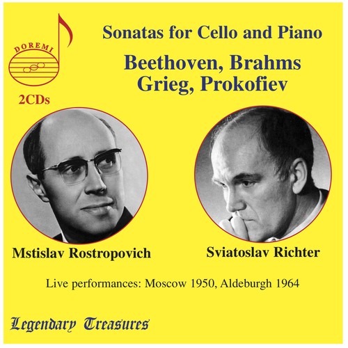 Mstislav Rostropovich Sonatas for Cello & Piano - 2-Disc CD Album