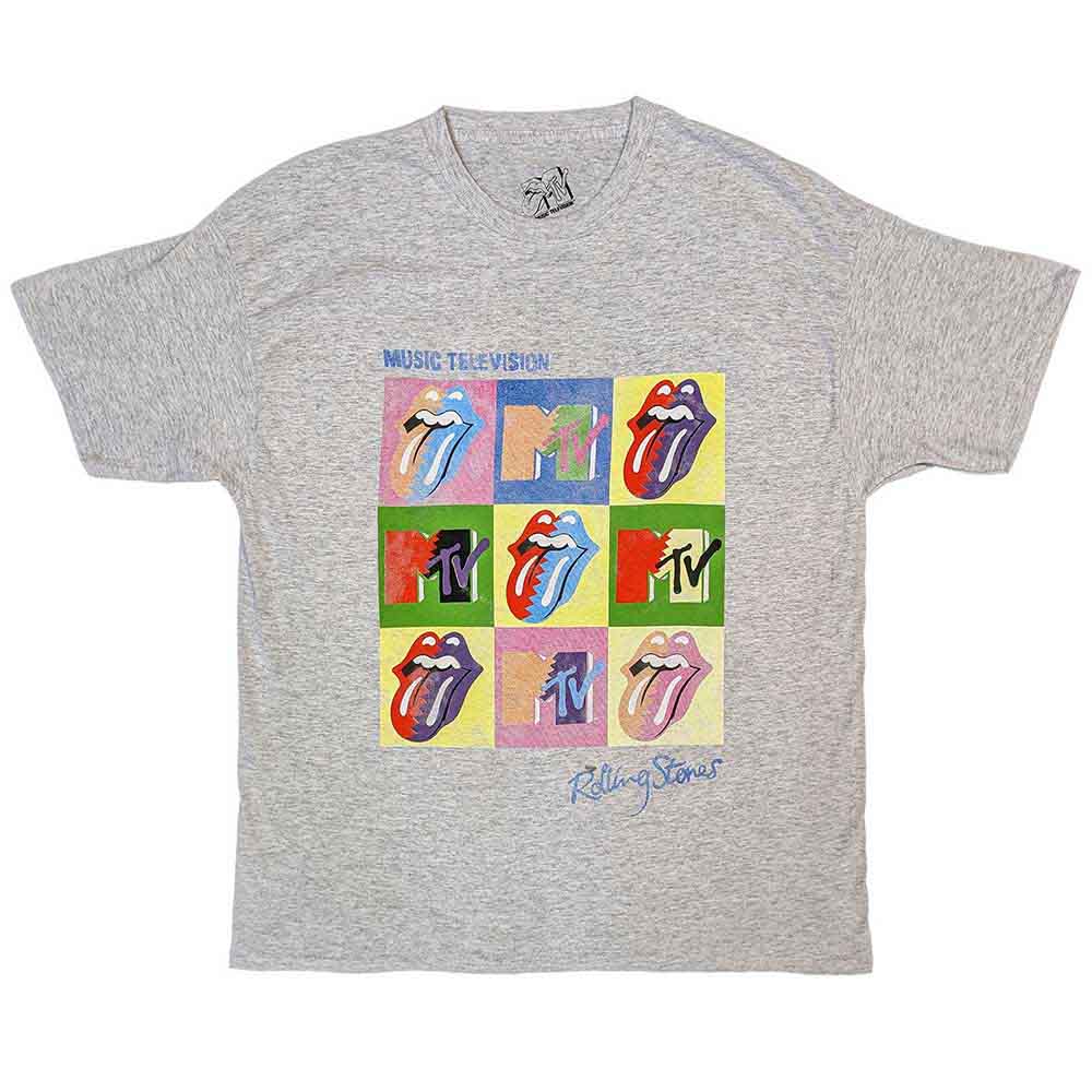 MTV Rolling Stones Warhol Squares Grey