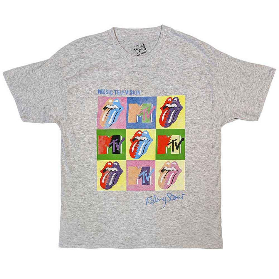 MTV Rolling Stones Warhol Squares Grey