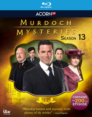 Murdoch Mysteries Season 13 Bd Murdoch Mysteries: Season 13 - 4-Disc Blu-Ray Set