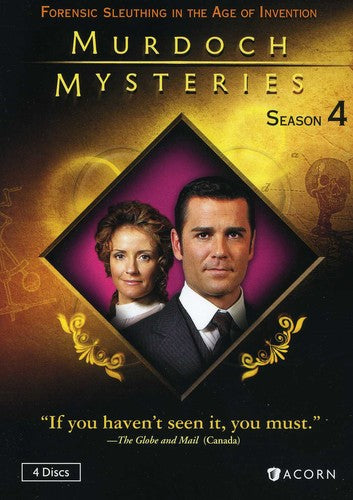 Murdoch Mysteries Season 4 Murdoch Mysteries: Season 04 - 4-Disc DVD Set