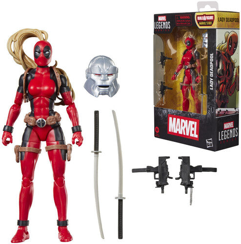 Mvl Legends Rbrick 2 Deadpool - Marvel Legends - Lady Deadpool Action Figure with Build-A-Figure Part - Action Figure