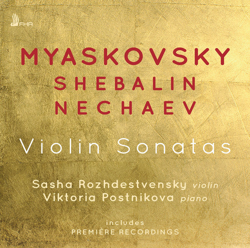 Myaskovsky Sonat for Violin & Piano 70 - CD Album